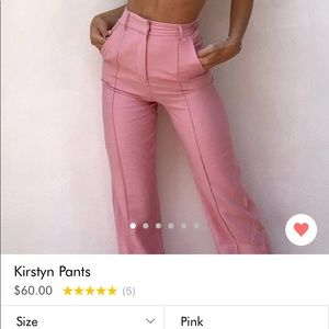 Pink Princess Polly pants